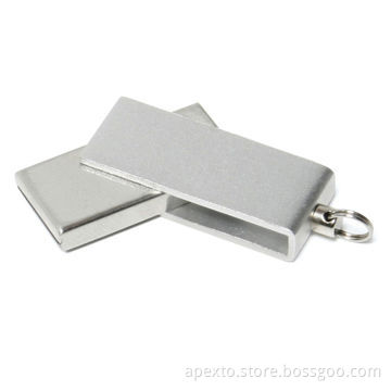 Metal Mini USB Flash Drives, Customized Packaging Types/Logos Accepted, 256MB to 32GB